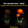 BrickBling Light Compatible with Lego Icons Chrysanthemum Flower Décor, LED Lighting Compatible with Lego Chrysanthemums Compatible with Lego 10368, Light up Your Botanical Collection (No Model Set)