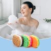 3 Pcs Bath Sponge for Women/Men, ＴＩＺＹＦＦ Exfoliating Body Sponges Bath Sponges, 3 Colors Pouf Foam Loofahs Sponge to Spa Reusable