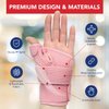 Doctor Developed Thumb Brace for Arthritis/Thumb Splint/Thumb Support for Men & Women - Trigger Thumb Spica Splint - Thumb Splint for Right Hand/Left- FDA Medical Device & Handbook (Pink, Single)