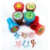 Tiny Mills 24 Pcs Western Cowboy Cowgirl Stampers for Kids Western Party Favors Goody Bag Stuffers Pinata Fillers Carnival Classroom Rewards