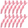 ACO-UINT 12Pcs Pink Hair Clips for Styling Sectioning, Alligator Hair Clips for Hair Salon, Hair Accessories for Women