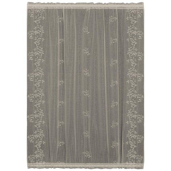 Heritage Lace Sheer Divine Table Runner, 14 by 72-Inch, Flax