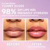 COVERGIRL Clean Fresh Yummy Gloss – Lip Gloss, Sheer, Natural Scents, Vegan Formula - Glamingo Pink