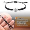 Hicarer 12 Pieces Basketball Bracelet Jewelry Basketball Woven Charm Bracelet for Player Team