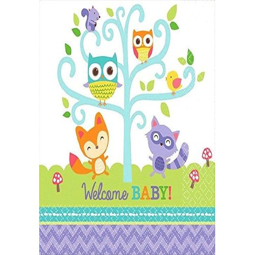 Woodland Welcome Beverage Napkins