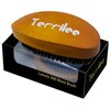 Terrilee Palm Wave Brush for Men 360 -Beech & Medium Hard Boar Bristle Wave Brush - Curved Wave Brush for Men 360 Wave Brush for Black Men - Wave Hair Brush Palm Wave Brush 360 (Light brown)