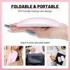 Aokitec UV Light for Nails - Mini UV LED Nail Lamp Portable Nail Dryer for UV Gel Polish Nail Glue Gel Mouse Shape Small Size with USB Cable for Curing All Nail Gels (Pink) Home DIY Mani