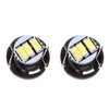 cciyu 6 Pack W hite T4/T4.2 Neo Wedge A/C LED Light Bulb US LED Instrument Gauge CLuster Light Indicator Light