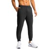 G Gradual Men's Golf Joggers Pants with Zipper Pockets Stretch Sweatpants Slim Fit Track Pants Joggers for Men Work Running (Black, L)