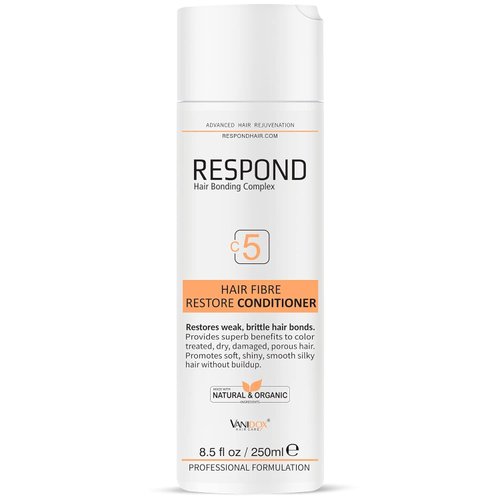VANIDOX Respond Hair Conditioner For Damaged Hair - Intensive Care Treatment for Color Treated Hair, Moisturizes, Fortifies and Restores, Made in USA - 8.5oz