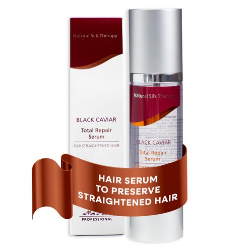 Mon Platin Professional Total Repair Hair Serum - Enriched with Black Caviar, for Straightened Hair, Protect & Nourish, 100ml