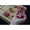 AEROLF TIC TAC Toe Wooden Board - Family Game, Classic Wooden Board Game, Classical Family Board Game, Strategy Board Game, Outdoor Game