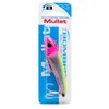 Bomber Lures Mullet Slow-Sinking Twitch, Walking Saltwater Fishing Lure, Excellent for Speckled Trout, Redfish, Stripers and More, 3 1/2", 5/8 oz, Silver Flash/Pink Head/Chartreuse
