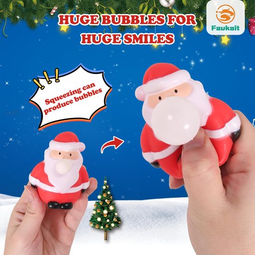 3 Pack Christmas Squeeze Out Eyes Toys for Kids Boys Girls Toddlers Christmas Stocking Stuffers Party Favors Gifts