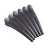 12PCS Matte Black Plastic Metal Alligator Hair Clips Professional Hairdressing Salon Hair Barrettes Duck Bill Teeth Non Slip Clips for Hair Styling and Sectioning (Length -3in)