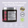 Miss Lizzy HaloDetox – Pure, Unrefined Pink Salt Powder with 80 Minerals to Halogen Detox Bromine, Chlorine, & Fluoride, Replenish Electrolytes, & Support Healthy Thyroid & Adrenal Functions – 4oz