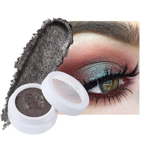 Ofanyia Creme Eyeshadow, Mashed Potato Pearlescent Monochrome Eyeshadow, High Pigmented Shimmer Cream Eyeshadow, Long-lasting Polarized Light Not Smudged Eye Shadow (10# Blue Brown(chameleon))