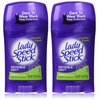 Lady Speed Stick Deodorant 1.4 Ounce Powder Fresh Invisi Dry (41ml) (2 Pack)