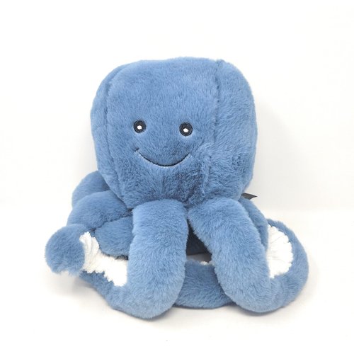 NANDOG My BFF Sea Octopus Squeaky Dog Toy with Squeaker, Plush Puppy Toy for Small and Medium Breed Non-Aggressive Chewers, Ocean Soft Dog Toy Provides Fun and Companionship