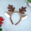 JOYFISCO Reindeer Antlers Headband Animal Ears Headband Christmas Reindeer Headband Cute Deer Antlers Headband for Xmas Party Favors