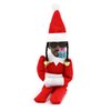 METKIIO Christmas Elf Doll, Christmas Elf Plush Doll, Resin Toy for Holiday Home and Party Decorations