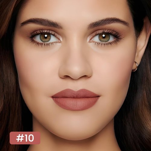 12 Colors lip liner pencils, Modern Classic Lip Liner, Lip Liner Pigmented Vegan Matte, Lasting Finish Lip Liner, Luxurious Creamy Long Lasting Lip Liner, Prevents Feathering and Fading, (10)