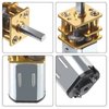 3pcs DC 3V 15RPM N20 High Torque Speed Reduction Motor 3mm Shaft Mini Metal Gearwheel Gear Motor with Metal Gearbox Micro Motor for DIY RC Toys