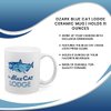 Surreal Entertainment Exclusive Ozark Blue Cat Lodge Logo White Ceramic Coffee Mug | Official TV Show Collectible | Novelty Drinkware For Home Kitchen Set | Holds 11 Ounces