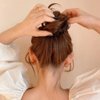 VASANA 3PCS 20cm Hair Bun Maker Donut Hair Foam Ring Shaper with Elastic Rope Doughnut Shapers Hair Donut Bun Maker Accessory (3 colors)