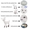 Atralo Service Wildlife Animal Figures Model Playsets 4 PCS White-Tailed Deer Figure Model Toy Desktop Decoration Collection Party Favors Toys for Boys Girls Kids
