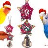 Bonka Bird Toys 960 Christmas Star Festive Xmas Vine Chew Parrot Cage Toy Conure, Cockatiel, Parakeet, and Similar Breed Sizes