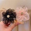 2 Pcs Hair Clips for Children No Slip Duck Bill Bow for Teens Shiny Rhinestone Hairpin Flower Hair Accessories for Kids -2PCS-#17