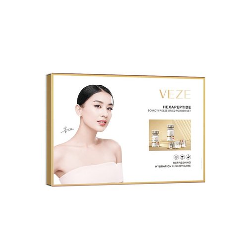 VENZEN Hexapeptide Bouncy Freeze-Fried Powder 60PCS Set Refreshing Hydration Luxury Skin Care Gift Box 60 Bottles