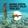 Reaction Tackle Tungsten Swimbait Jig Heads - 3D Realistic Eyes Attract Bass and More- Swim Bait Jig Head for use with Freshwater or Saltwater Fishing (5-Pack) - 1/4oz - White
