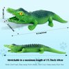 Stretchy Animal Sensory Stress Relief Toys Crocodile Squishy Stress Toys Alligators Squeeze Sand Rebound Ball Fidget Knead Toy Pinch Stress Relieve Party Favors
