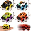Neureyte 8 Pack Mini Monster Truck for Boys and Girls,Die-Cast Monster Trucks for Kids Party Favors,Pull Back Monster Trucks Toy Vehicles Set for Cake Toppers