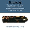 Giorgio G20 Folding Mustache and Beard Comb - Small Fine Tooth Pocket Comb for Everyday Hair Care - Sawcut and Hand Polished Pocket Comb and Styling Comb - Handcrafted Travel Comb