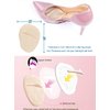 Metatarsal Pads-Ball of Foot Cushions for Women- Soft Gel Insole- - Shoe Inserts - Foot Pain Relief Forefoot Cushion (beige-2pairs)