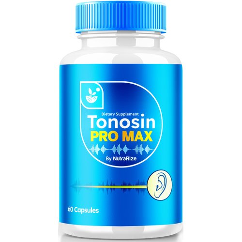NutraRize Tonosin Pro Max Capsules, Official Ear Health Formula, All-Natural Supplement to Promote Inner Ear Health, Premium Hearing Support, TonosinProMax Reviews (60 Capsules)