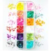 2 Boxes Chunky Glitter Flakes Holographic & Iirdescent Irregular Sequins Glitters Sparkles Resin Epoxy Accessories Crafts Slime Supplies Nail Art Decorations(Irregular)