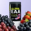 NutraBio Alpha EAA - All-Day Aminos - Recovery, Energy, Focus, and Hydration Supplement - Full Spectrum EAA BCAA Matrix, Electrolytes, Nootropics, Coconut Water - 30 Servings - Grape Berry Crush