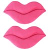 zhidiloveyou 2PCS 11.8" Lip Pillow Plush Pink Cute Hug Toy Soft Lip Shaped Decorative Cushion