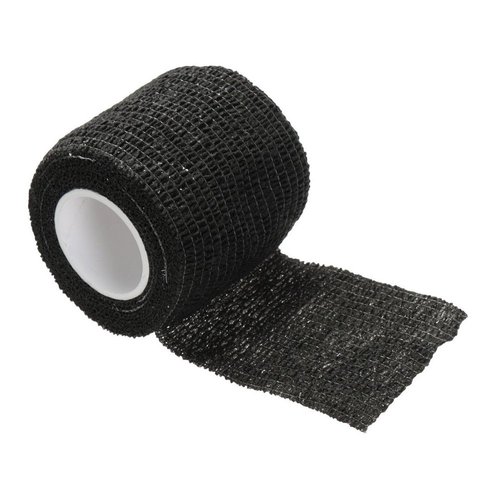 ESUPPORT 2 Inches X 5 Yards Self Adherent Cohesive Wrap Bandages Strong Elastic First Aid Tape for Wrist Ankle Black Pack of 10