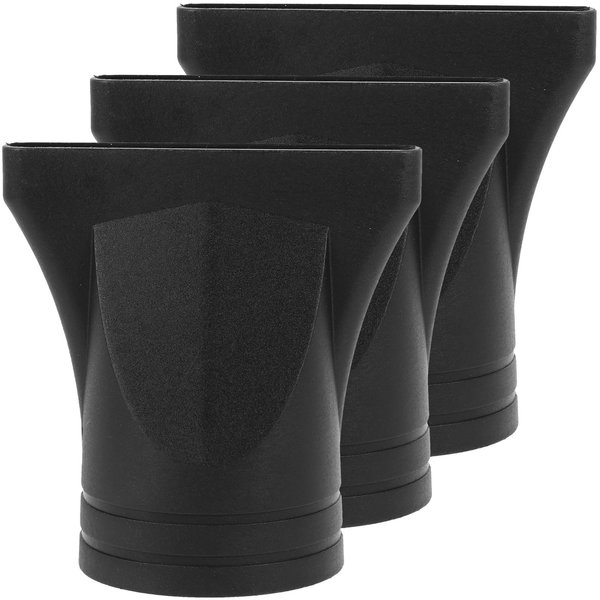 Baluue 3pcs Hair Dryer Diffuser Attachment, Plastic Narrow Hair Dryer Nozzle, Blow Dryer Nozzle Replacement Narrow Concentrator for Most Hair Styling Tool Cover Accessories