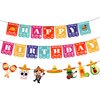 KatchOn, Fiesta Happy Birthday Banner - 15 feet, 3 String | Cinco De Mayo Theme, Mexican Fiesta Pinata Sombrero Garland for Mexican Birthday Party Decorations | Mexican Banner Fiesta Party Decorations