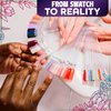 200 Pcs Clear Nail Swatch Sticks Nail Polish - Nail Swatches for Gel Polish Christmas Nail Polish Swatch Stick Nail Sample Sticks Nail Color Swatches - Nail Polish Sample Sticks Nail Sample Swatches