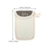 Healifty Bar Soap Bag 4pcs Soap Pocket Exfoliating Soap Saver Pouch Natural Bath Bags Soap Sack Scrubber Soap Holder for Drying Foaming Shower Bath Scrubber Bar Soap Pouch