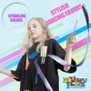 Novelty Place 2pcs Dance Ribbons Streamers, 78.7Inches Sparkling Gymnastics Ribbon Wands - Perfect Rhythm Sticks for Kids' Talent Shows, Artistic Dancing, Baton Twirling