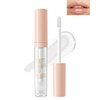 Hydrating Lip Plumper Gloss, Transparent Plumping Lip Gloss Liquid Lipstick, Long Lasting Non-Sticky Moisturizing Water Lip Glow Oil, Glass Finish Shiny and Vegan Lip Oil, Gift for Women & Girls-01#
