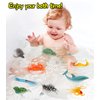 KECIABO Ocean Sea Animal Figures, 12 Pack Realistic Soft Plastic Bath Toys for Toddlers, Kids, Boys, and Girls